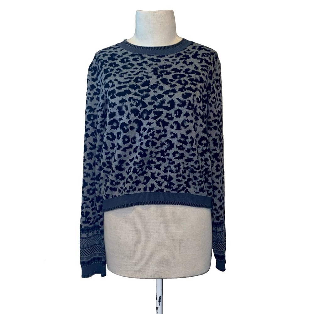 John + Jenn Leopard Print Sweater